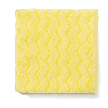 HYGEN Cleaning Cloth  Medium Duty Yellow NonSterile Microfiber 16 X 16 Inch Reusable Case of 12