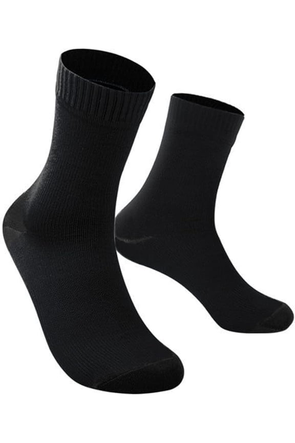 Black Socks, Waterproof, Breathable, Windproof, for Golf, Running, Cycling, Hiking, Snow