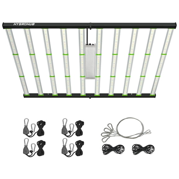 HYGROHUB LED Grow Light 1000W 3200 Pcs Samsung 301B Diodes 4x6ft coverage, New Arrival