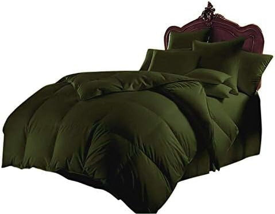 TJUNBOLIFE Oversized King Comforter Set Cotton 1000 Series Red 600 GSM