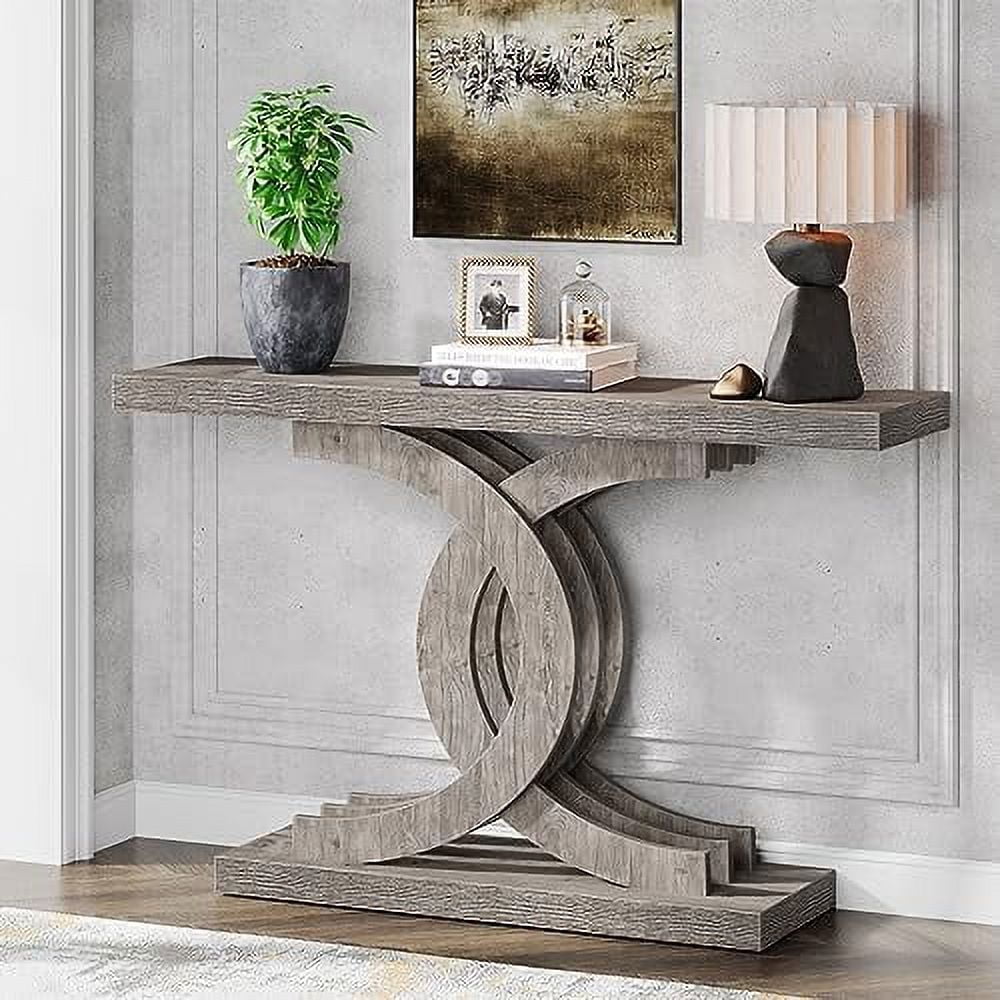 HYHOME Console Tables Modern Farmhouse 39-inch Entryway Table with ...
