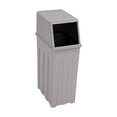 thumbnail image 1 of HYJY 8 Gallon Trash Can,Commercial Trash Garbage Can with Lid,Slim Trash Cans Tall & Narrow Trash Bin Touchless Trash Cans for Restaurant School Kitchen (Grey), 1 of 18