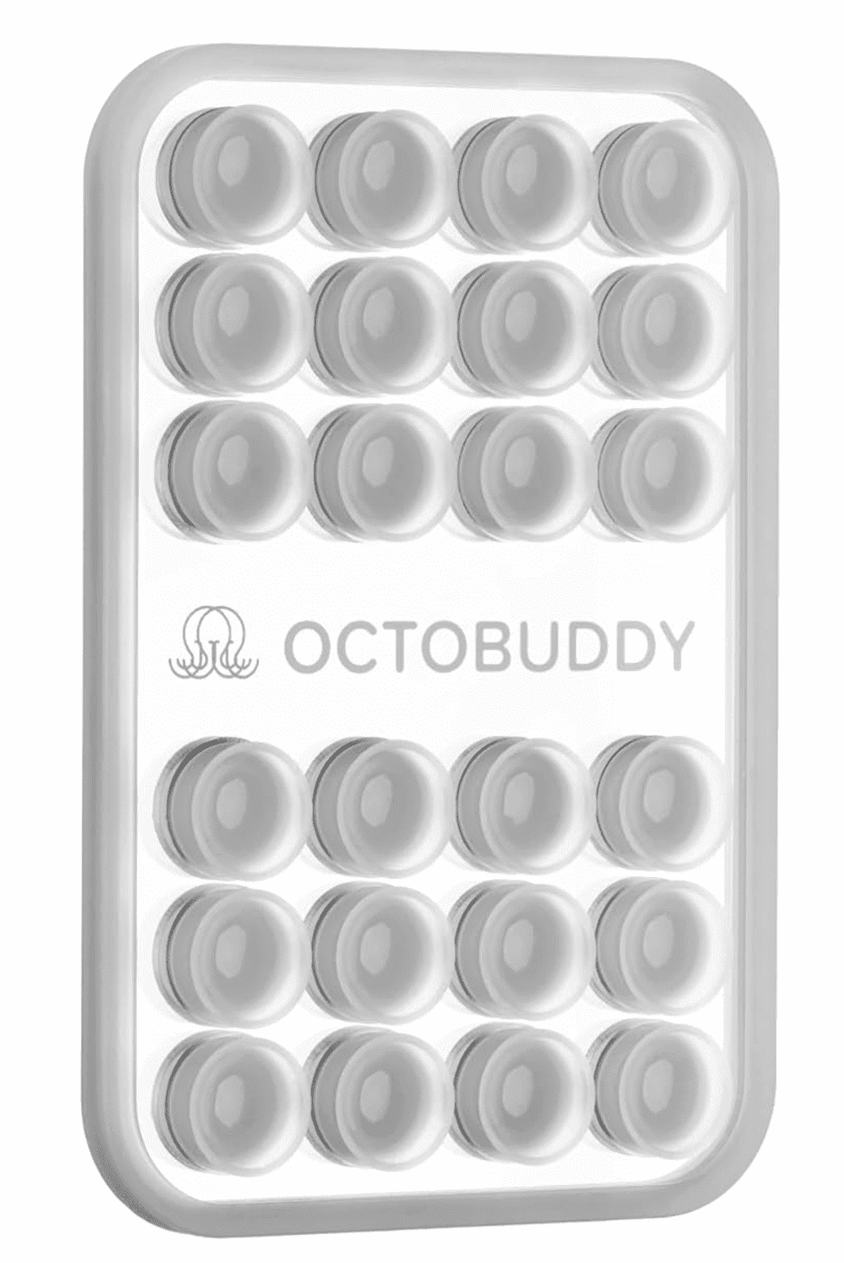 OCTOBUDDY Mirror - Cell Phone Mount with Built-in Mirror - Hands-Free Selfies and Videos - Suction Cup Mobile Holder - Content Creator Accessory