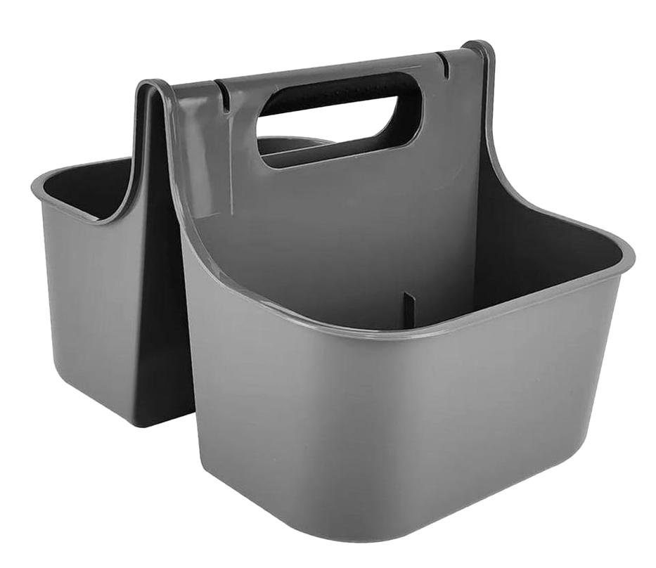 HYKE Compact Shower Organizer, Quick-Dry Plastic Bath Tote with Drain ...