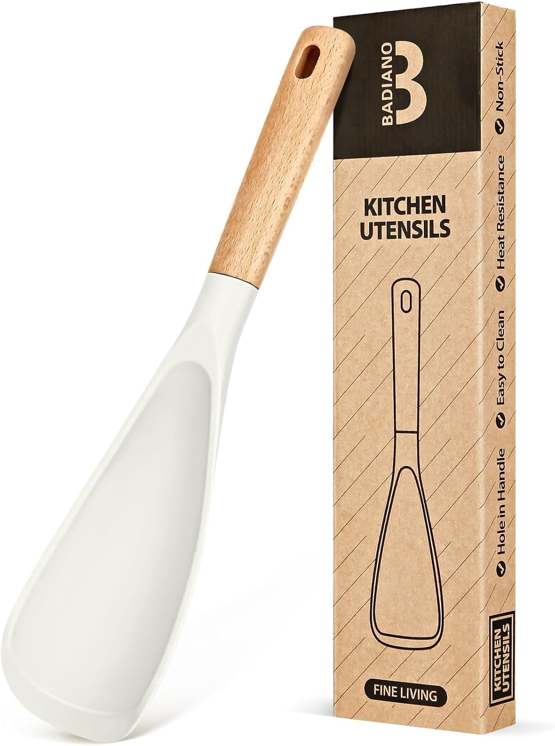 HYKE Coo Spoon for Nonstick Cookwares, Great for Coo and Serving Sturdy ...