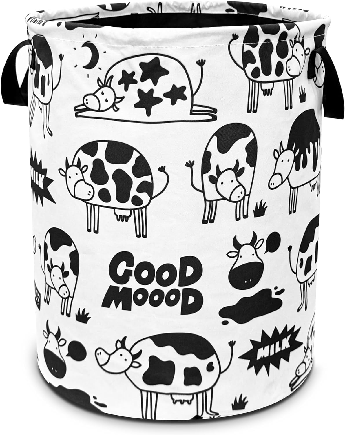 Cool Cow Quilted Laundry Basket NCU0TH2915