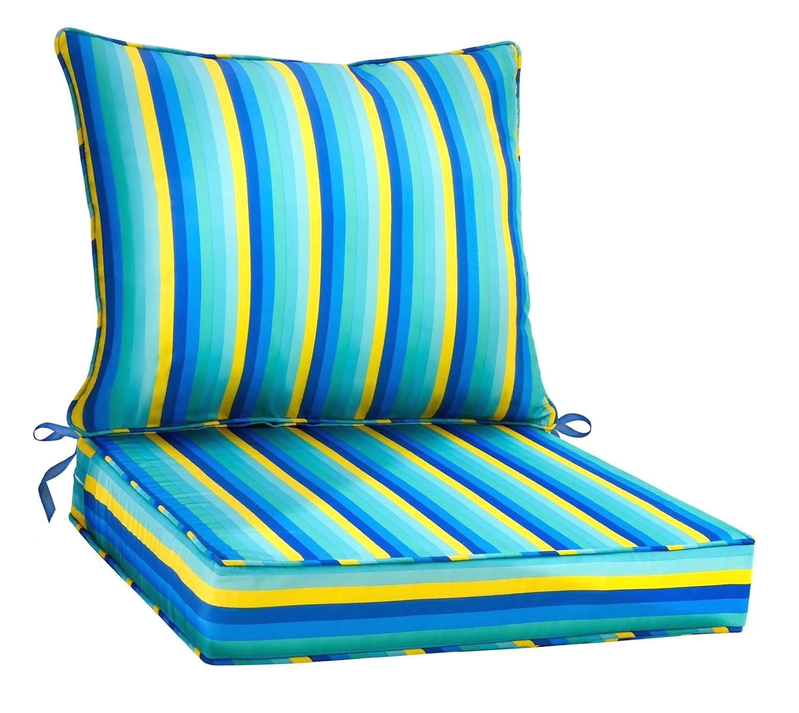 HYKE Deep Seat Set 22 x 22 Inch, Fade Resistant Furniture Deep Seat ...
