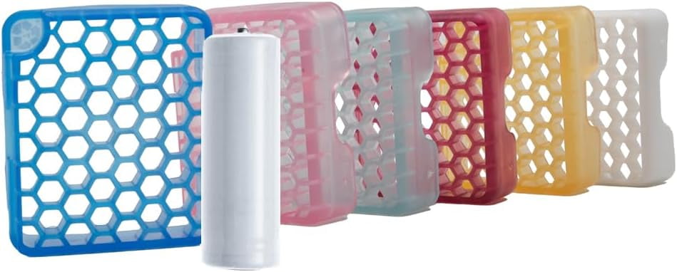 HYKE Fresh ducts myfresh 2.0 Personal Air Freshener with Dry Fragrance Technolo for Small Spaces Compact Design Motion Sensor Battery Included Variety Pack 6 pk