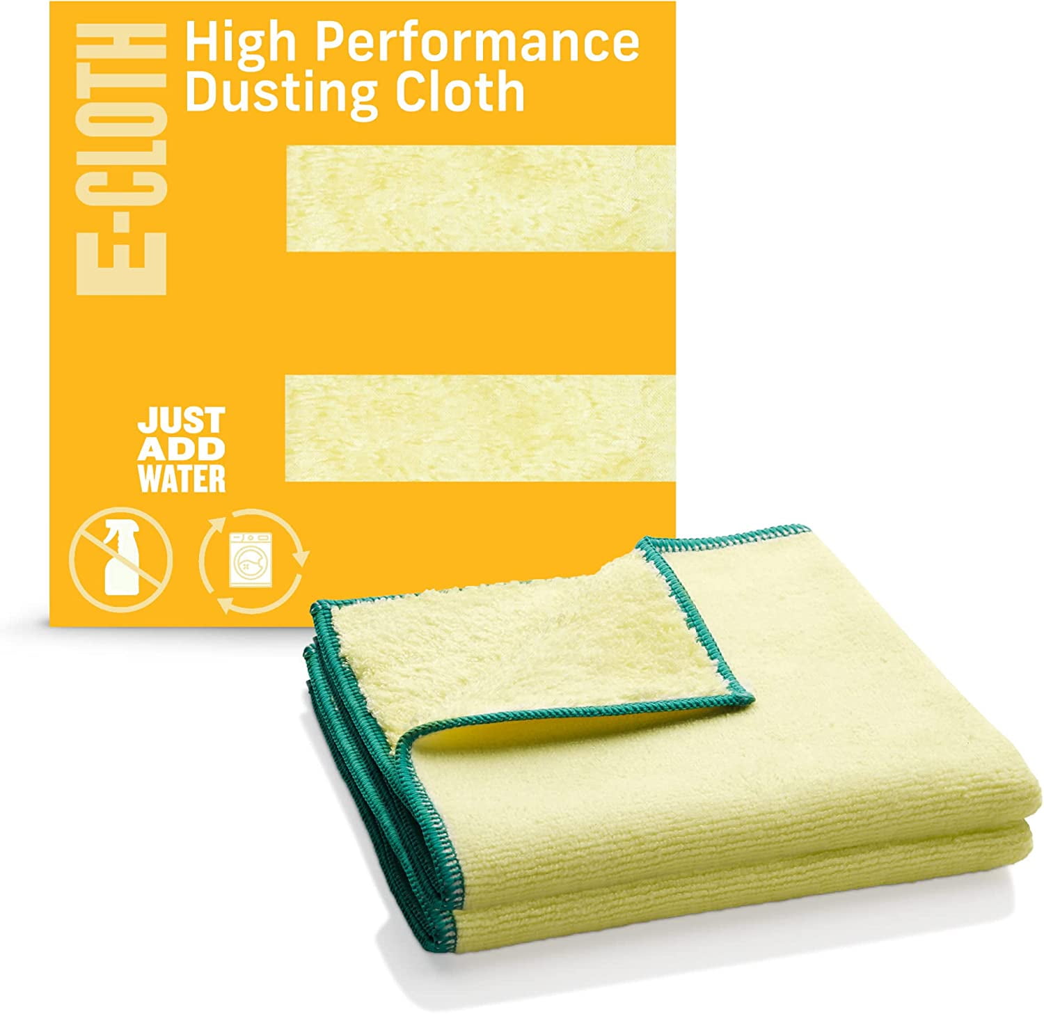 HYKE High Performance Dusting Cloth - ber Dusters for Cleaning, Supplies for Houseeping - Washable Cloths for Cleaning - Reusable ber Cleaning Cloths - 2 Pack