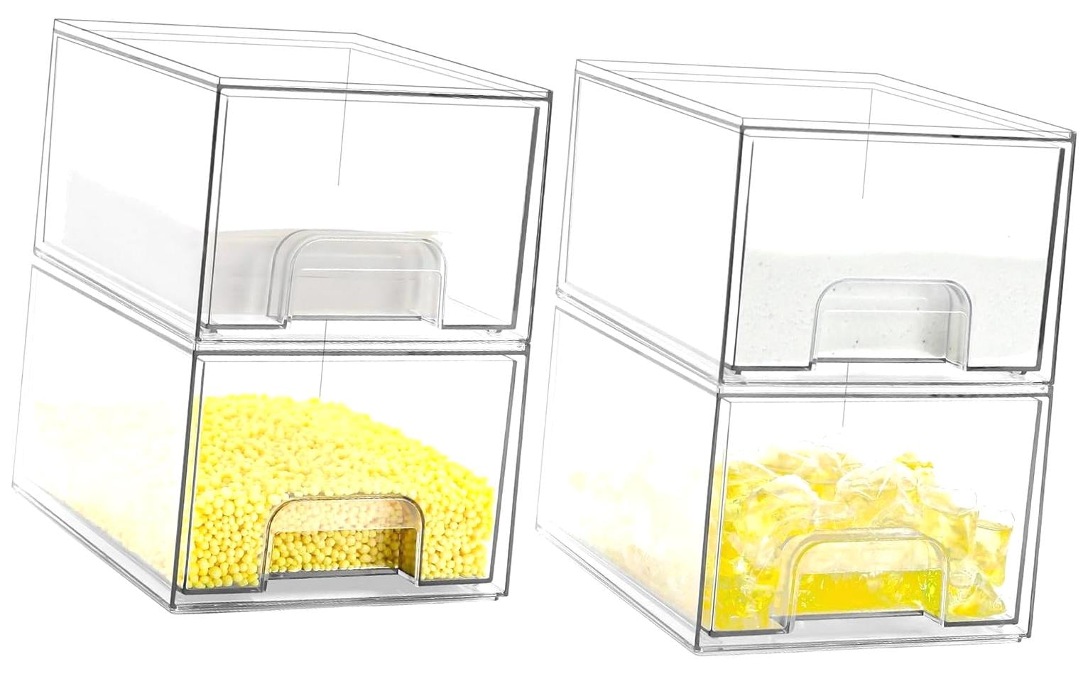 HYKE Laundry Pods Container and Dryer Sheet Holder Set, Laundry Room ...