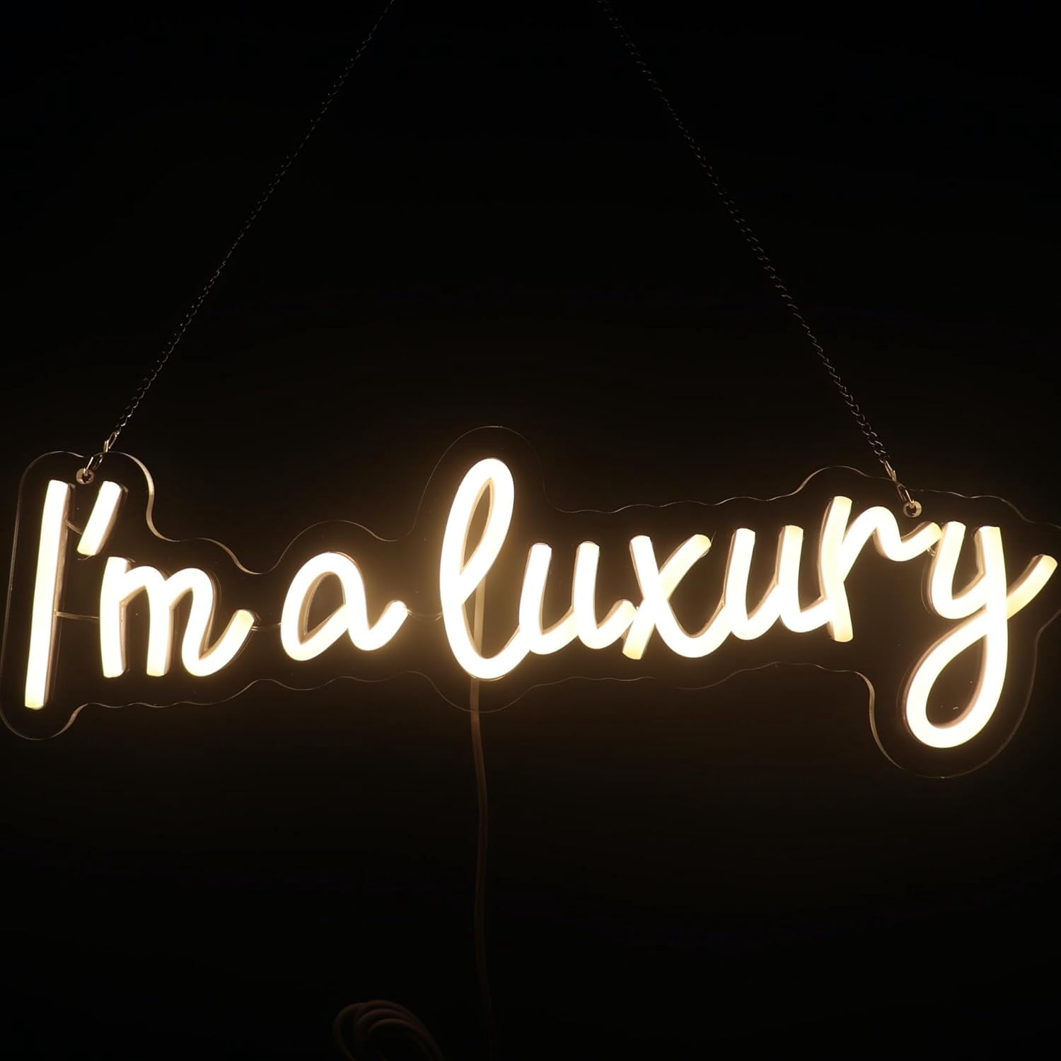 QiaoFei LED Lightning Neon Sign Decor Light, décoration murale pour