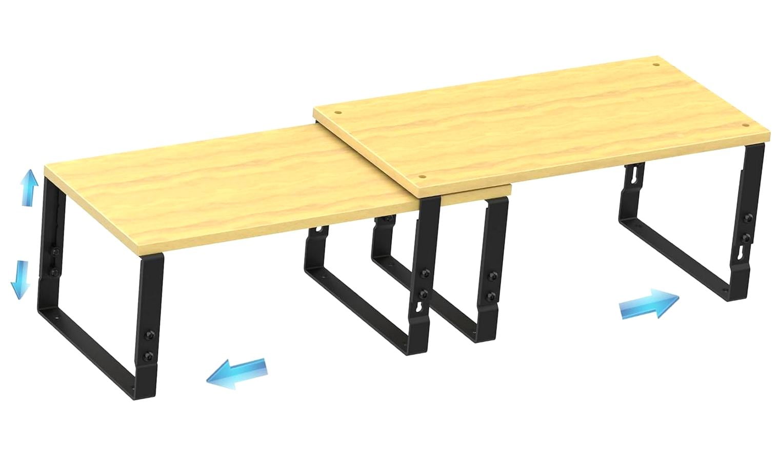 HYKE Set of 2 Expandable Kitchen Cabinet Organizer Shelves \u2013 ...