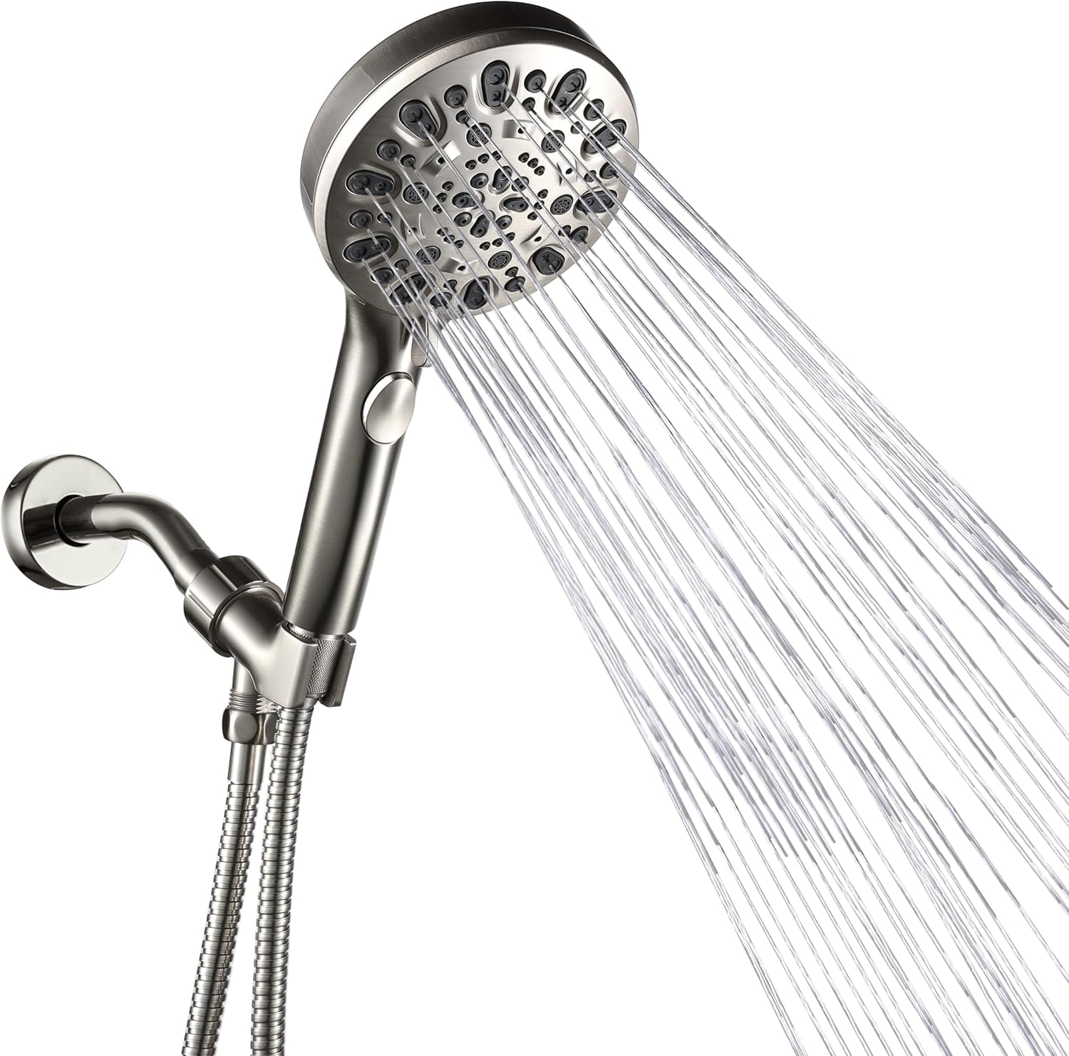 HYKE Shower Head with Handheld 7 Spray Combo,Hand Held Showerhead with ...