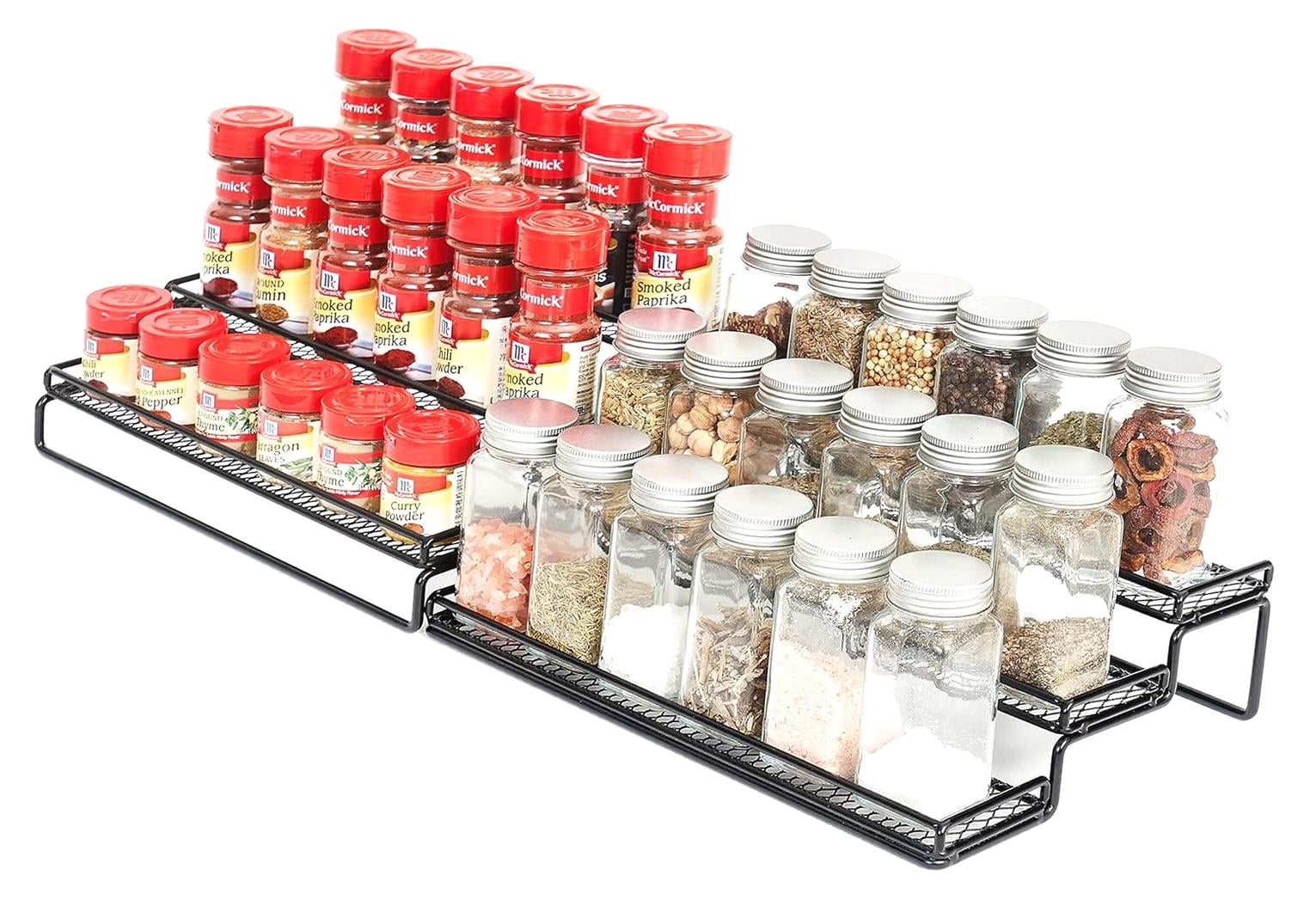 HYKE Spice Rack Organizer for Cabinet, Pantry and Countertop, 3 Tier ...