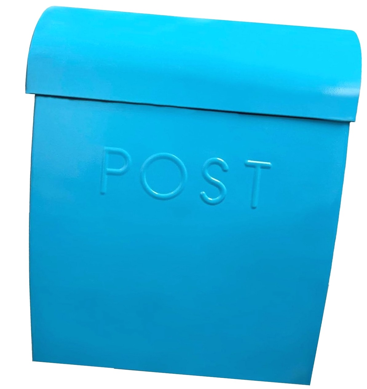 Nearest Blue Mailbox HYKE Wall Mount Mailboxes for Outside, 12.75 10.75 5 inches, Blue ...