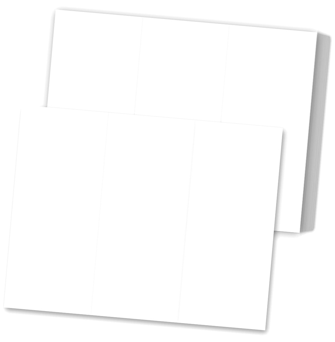 Cardstock Note HYKE White Cardstock Paper 80 lb cover Blank Note 8.5x11 inch with 2 ...