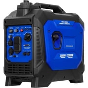HYKOLITY 2500W Portable Generator Quiet Gas Inverter CO Detect 120V AC 12V DC Dual USB Parallel Ready Outdoor Camping Home Emergency Backup