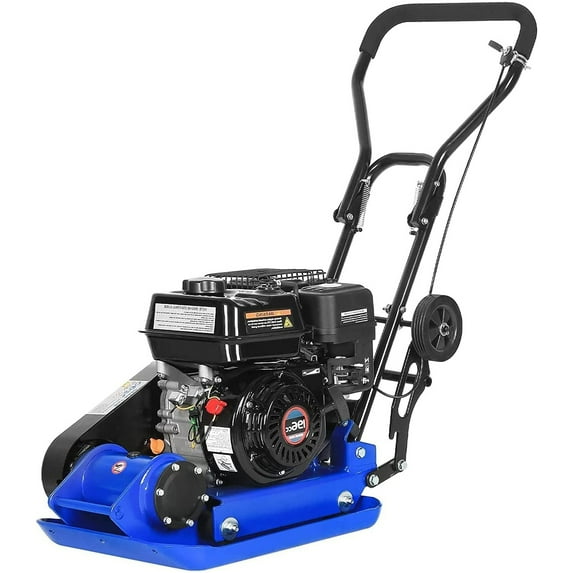 HYKOLITY 6.5HP Plate Compactor 196cc 2500lbs Force 5500 VPM 21x14.5 in ...