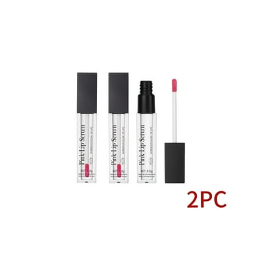 HYLLai 2PCS Color Changing Lip Gloss, Pink Magic Mood Lipstick Hydrating Lip Glow Oil Lip Tint Lip Inks Stain Lip Balm Not Greasy Transparent Plumping Lip Serum for Women Girls Lip Care
