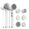 thumbnail image 1 of HYLLai 6-in-1 Electric Facial Cleanser, 3-Speed Rotating Brush for Deep Pore Cleaning & Massage (White), 1 of 6