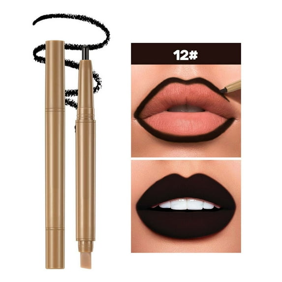 HYLLai Auto Lip Liner Pen - Dual-Ended, Smudge-Proof & Long-Lasting Matte Finish, Moisturizing And Non Greasy (L)