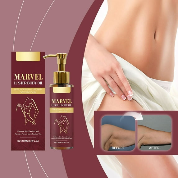 HYLLai Body Brightening Oil for Dry Skin – Deep Hydration, Nourishes & Evens Skin Tone, Lightweight Non-Greasy Formula, 100ml