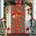 thumbnail image 1 of HYLLai Christmas Door Cover, 35x71 Inch Festive Door Curtain with Gift Box Design, Polyester Holiday Wall Hanging for Indoor Outdoor Party Decor (B), 1 of 6