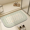 thumbnail image 1 of HYLLai Diatomite Bath Mat, Extra Thick Absorbent Floor Mat, Fast-Drying Non-Slip Bathroom Rug, Modern Door Mat for Shower, Kitchen, Entryway (C), 1 of 8