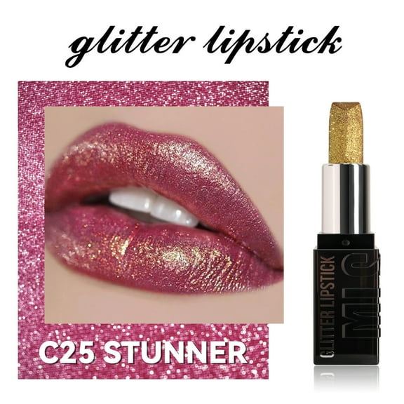 HYLLai Flash Lipstick Is Easy To Apply And Not Easy To Stick To The Cup. Metallics Diamond Lipstick 4g