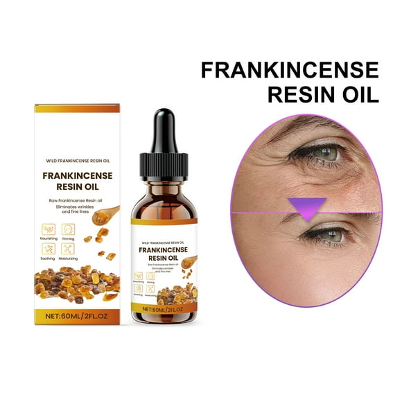 HYLLai Frankincense Resin Facial Oil for Anti-Aging & Skin Repair, Hydrates & Soothes Dry Skin, Reduces Fine Lines, 60ml