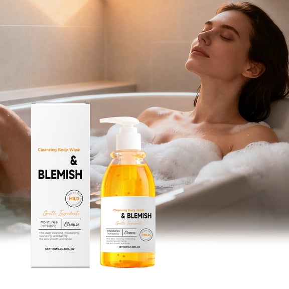 HYLLai Gentle Cleansing Body Wash, Moisturizing and Refreshing Formula Suitable for All Skin Types, Leaves Skin Soft and Hydrated, Ideal for Daily Use, 100ml