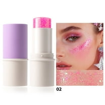 HYLLai Glitter Stick for Face & Body, Easy Apply, Long-Lasting Shine, Party & Stage Makeup (B)