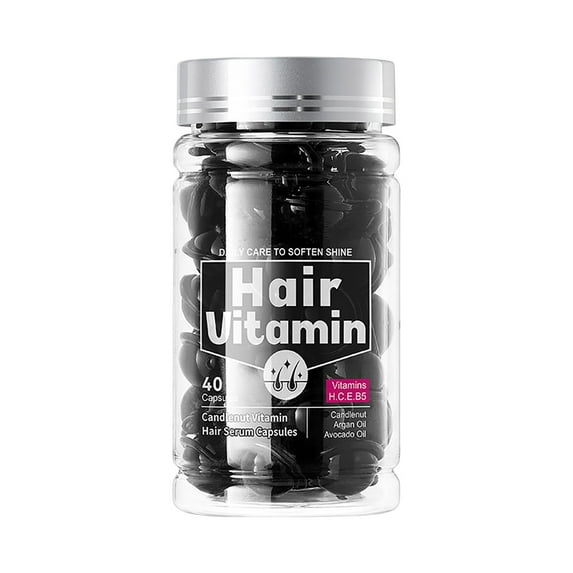 HYLLai Hair Care Capsules 40ml, Deep Conditioning Treatment with Argan Oil, Squalane and Vitamin E, Repair Dry & Damaged Hair, Travel-Friendly, for All Hair Types ()