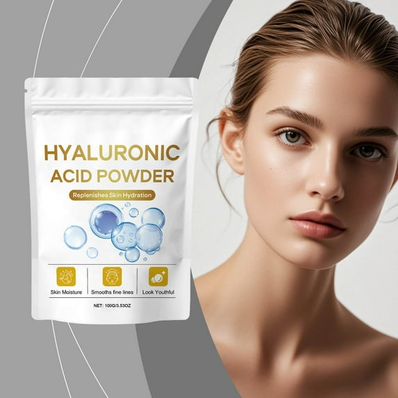 HYLLai Hyaluronic Acid Powder Mask - DIY Hydrating & Anti-Aging Facial Treatment (100g)
