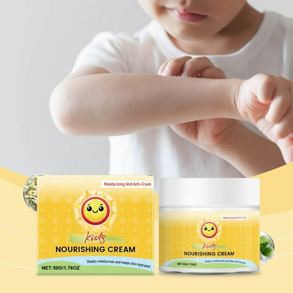 HYLLai Kids Moisturizing Face Cream, Gentle & Soothing Hydration for Baby Boys & Girls, All-Season Skin Care, 50g