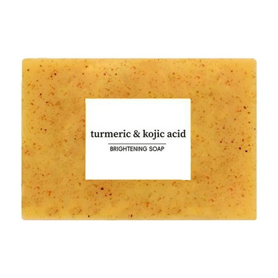 HYLLai Lemon Turmeric Brightening Soap – Cleanses Face & Body, Evens Skin Tone, 80g