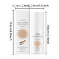thumbnail image 1 of HYLLai Lightweight Liquid Foundation 30ml, Moisturizing & Brightening Makeup for Oily & Dry Skin, Long-lasting Coverage, Skin Care Foundation with Nourishing Ingredients (A), 1 of 6