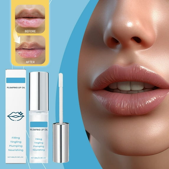 HYLLai Lip Plumping Serum, Hydrating & Repairing Balm for Dry, Chapped Lips, Restores Softness (4ml)"