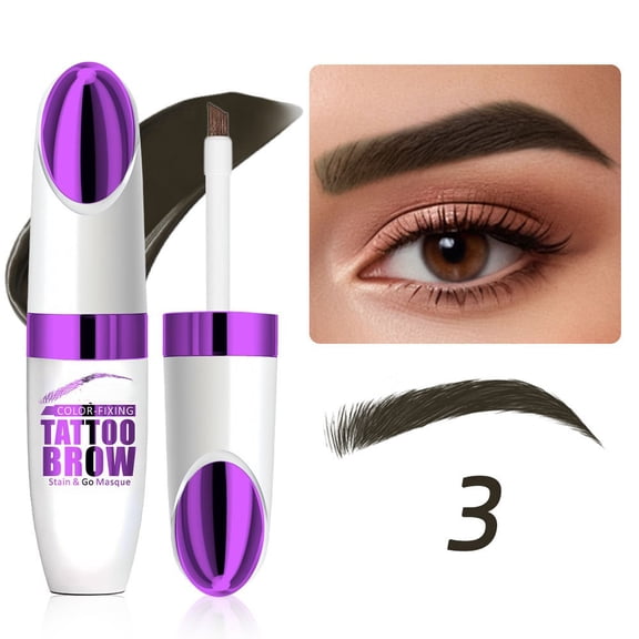 HYLLai Long-Lasting Eyebrow Gel, Waterproof, Smudge-Proof, Natural Look, Holds Brows All Day, Easy to Apply (C)