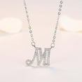 thumbnail image 1 of HYLLai Name Necklace for Women, Customizable Initial Pendant, Silver Plated Chain, Personalized Gift for Mom, Daughter, or Friend (M), 1 of 4