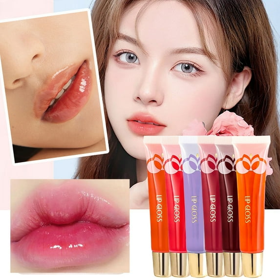HYLLai Plumping Lip Glow Oil, Color-Changing Tinted Balm with Fruit Extracts, Hydrating & Nourishing Lip Care, 17ml