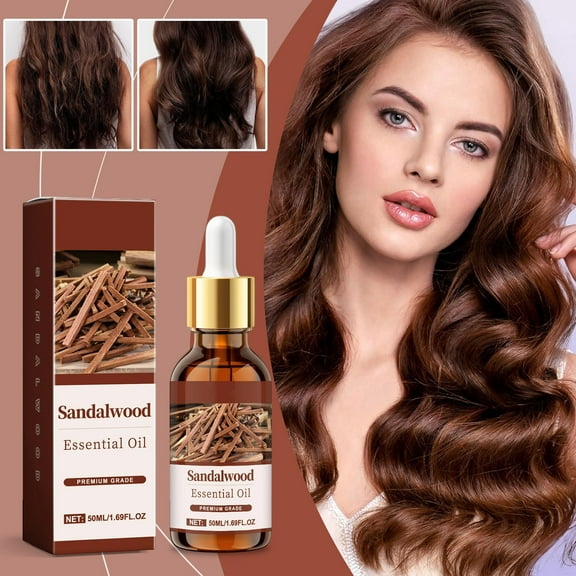 HYLLai Sandalwood Aromatherapy Oil - Relaxing Massage Blend, Stress Relief, Humidifier & Diffuser Compatible, 50ml