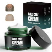 HYLLai Scalp Care Cream for Bald Men, Moisturizing & Nourishing Balding Cream, Soothes Dry Scalp, Matte Finish, Post-Shave Treatment, Daily Head Hydration, 50g