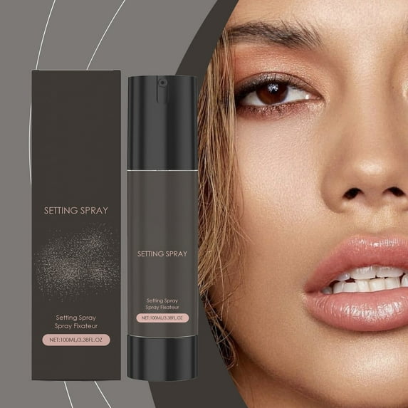 HYLLai Shimmering Hydrating Setting Spray with SPF 50, Makeup-Friendly Sun Protection, 100ml