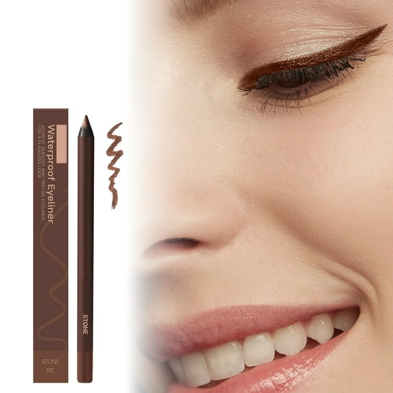 HYLLai Smudge-Proof Eyeliner – Oil-Resistant & Quick-Drying for Sharp Lines, Long-lasting-drying Sweaty, High Color Payoff (F)
