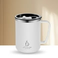 thumbnail image 1 of HYLLai Stainless Steel Double Wall Insulated Tea Cup with Measurement Marks 500ml, Hot/Cold Drink Mug for Coffee, Milk, Office, Travel (White), 1 of 6