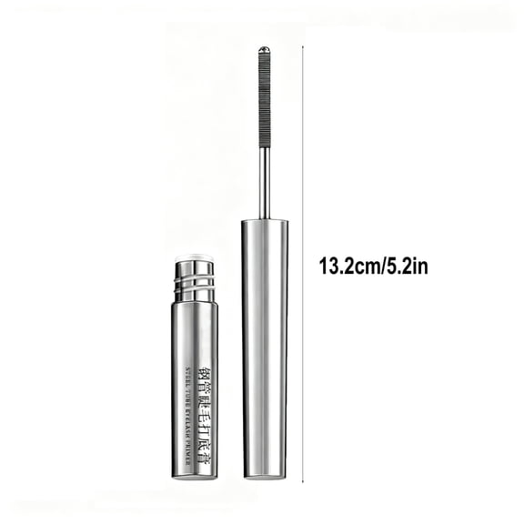 HYLLai Steel Tube Mascara, Volumizing and Curling Formula for Clump-Free, Long-Lasting Lash Definition, Ideal for Daily Use and Travel