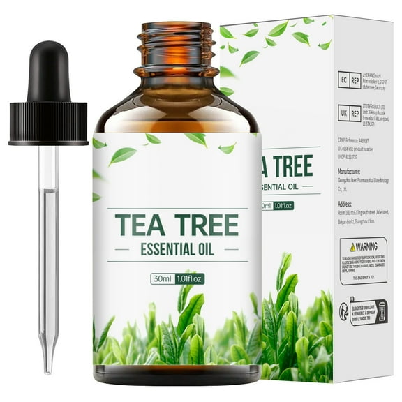 HYLLai Tea Tree Oil Serum 30ml - Anti-Wrinkle & Moisturizing Treatment for Face, Hair & Aromatherapy
