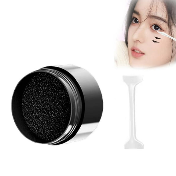 HYLLai Waterproof Eyeliner Stamp Pen with Silicone Tip, Winged Liner Stencil for Perfect Symmetrical Eyes in Seconds (Black)