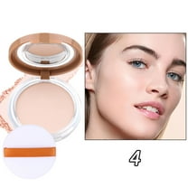 HYLLai Waterproof Setting Powder 12H Long-Lasting Matte Finish, Oil Control & Pore Blurring Travel-Friendly Compact with Mirror (D)
